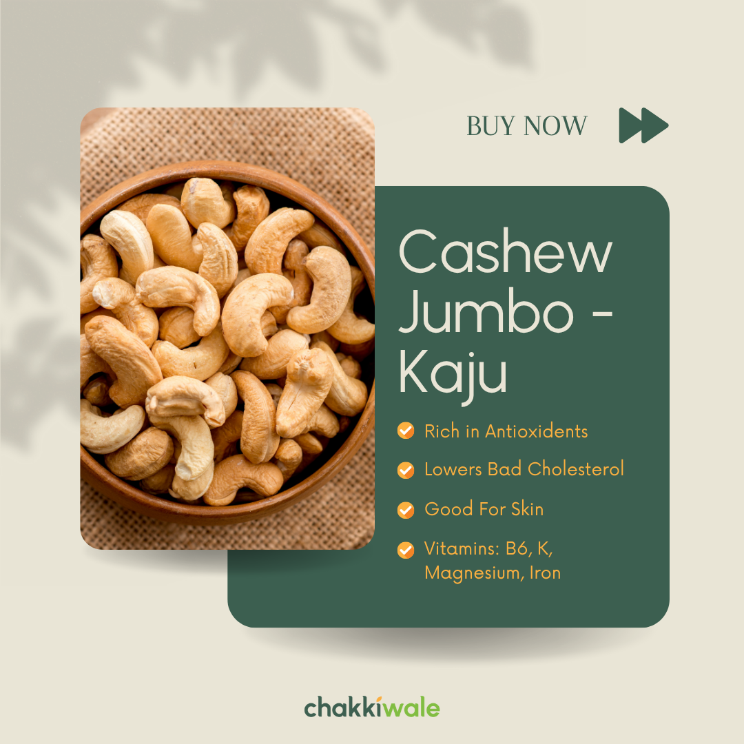 Cashews (Kaju) – W210 Jumbo