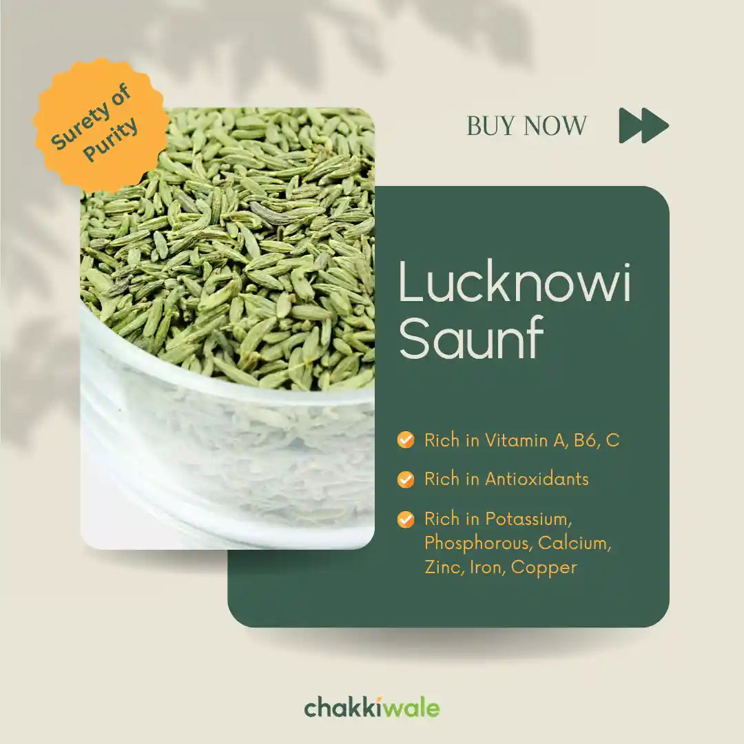 Lucknowi Fennel Seeds (Saunf)